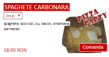 Spaghete Carbonara