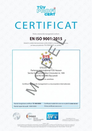 Certificare managementul calitatii