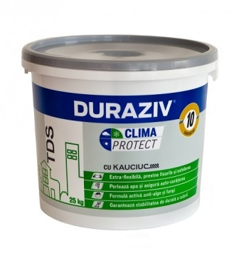Tencuiala decorativa Clima Protect Duraziv cu CAUCIUC