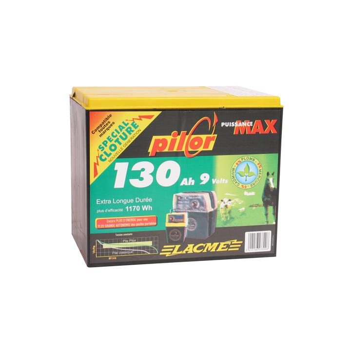 Baterie pentru gard electric Lacme Pilor 9 V, 130 Ah