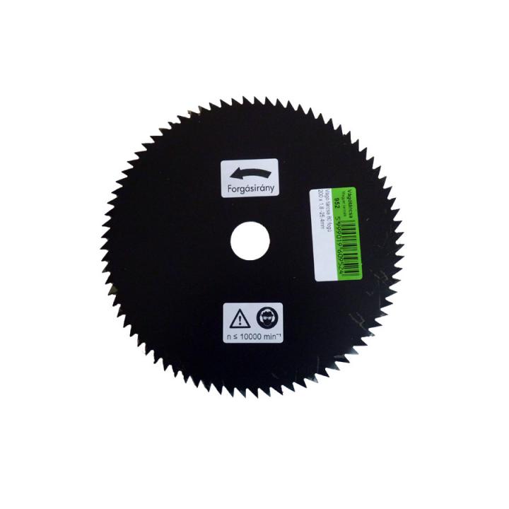 Disc circular cu 80 dinti ascutiti 200 x 25.4 mm