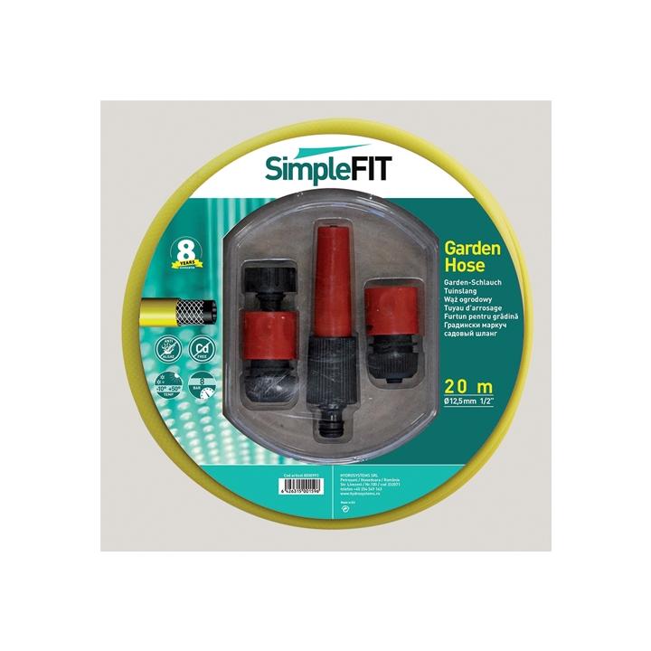Kit furtun pentru gradina SimpleFIT 12.5 mm (1/2") x 20 m