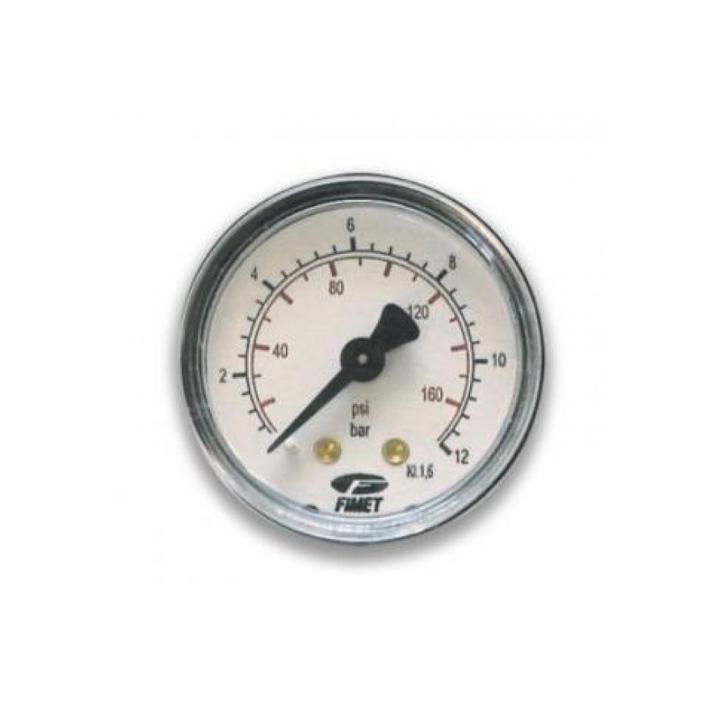 Manometru posterior D63 mm, 1/4", 0-12 bar