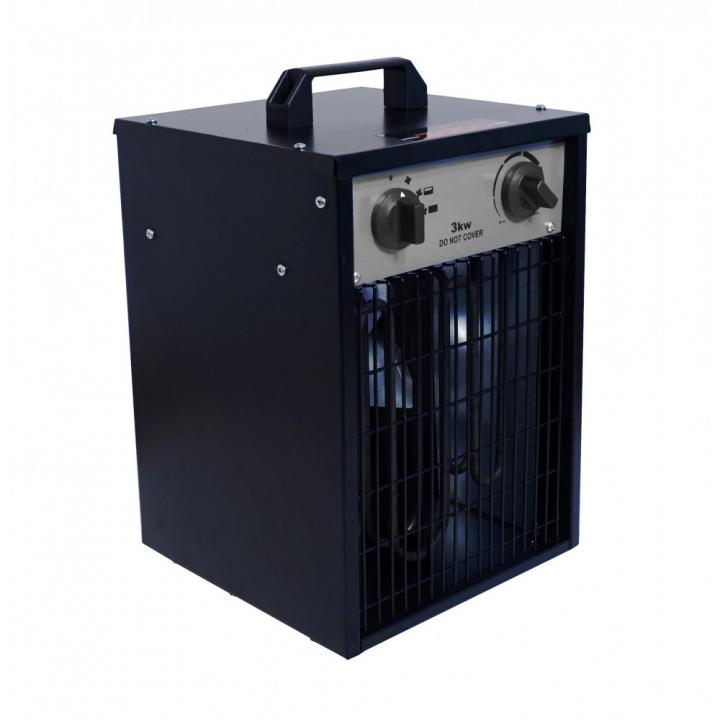 Aeroterma electrica Zobo ZB-EF3, 230 V, 3 kW, 476 m3/h