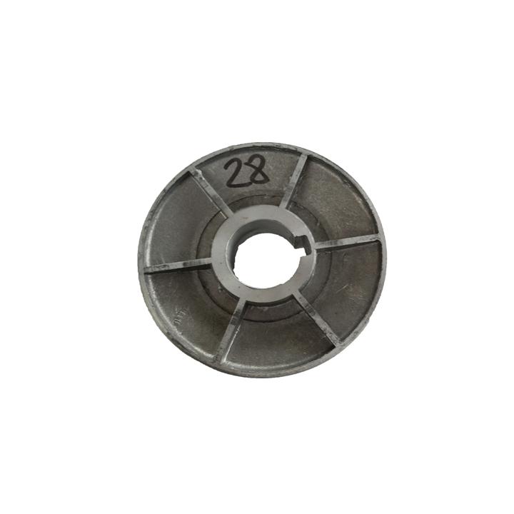 Fulie pentru motoare electrice 1 canal, ax 28 mm
