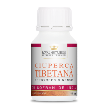 Ciuperca Tibetana cu Turmeric Indian – 180 cps