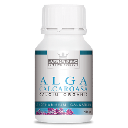 Alga Calcaroasa Calciu Organic 180 capsule