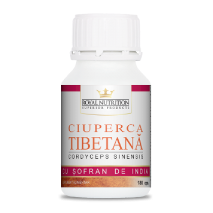 Ciuperca Tibetana cu Turmeric Indian – 180 cps