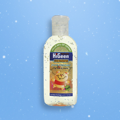 HiGeen Gel antibacterian pentru mîini pentru adulţi şi copii