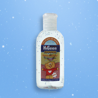 HiGeen Gel antibacterian pentru mîini pentru adulţi şi copii