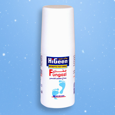 HiGeen Fungazi Spray antiseptic pentru picioare