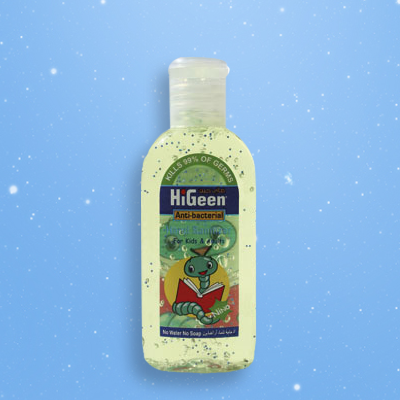 HiGeen Gel antibacterian pentru mîini pentru adulţi şi copii