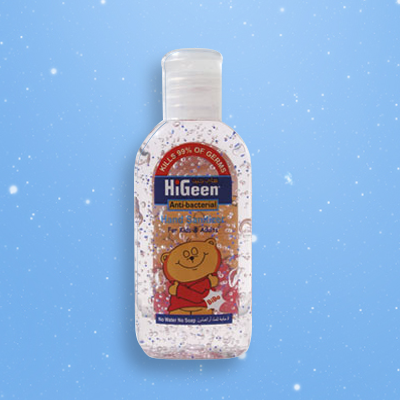 HiGeen Gel antibacterian pentru mîini pentru adulţi şi copii