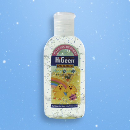 HiGeen Gel antibacterian pentru mîini pentru adulţi şi copii