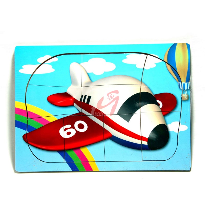 Puzzle din lemn - Avion
