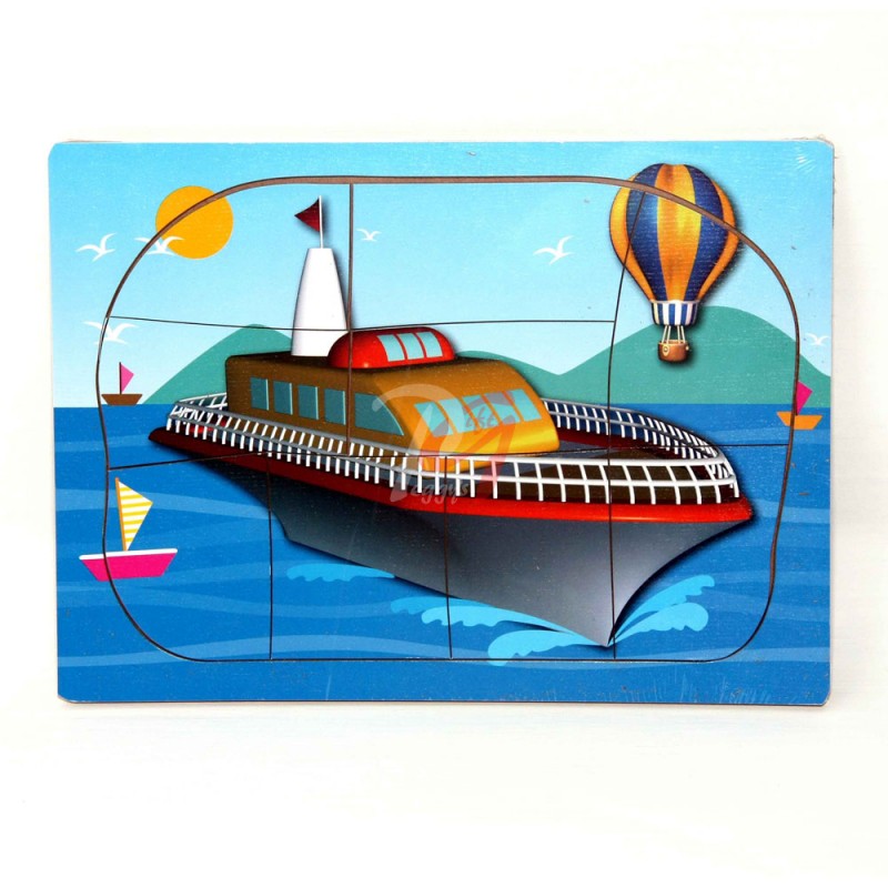 Puzzle din lemn - Vapor