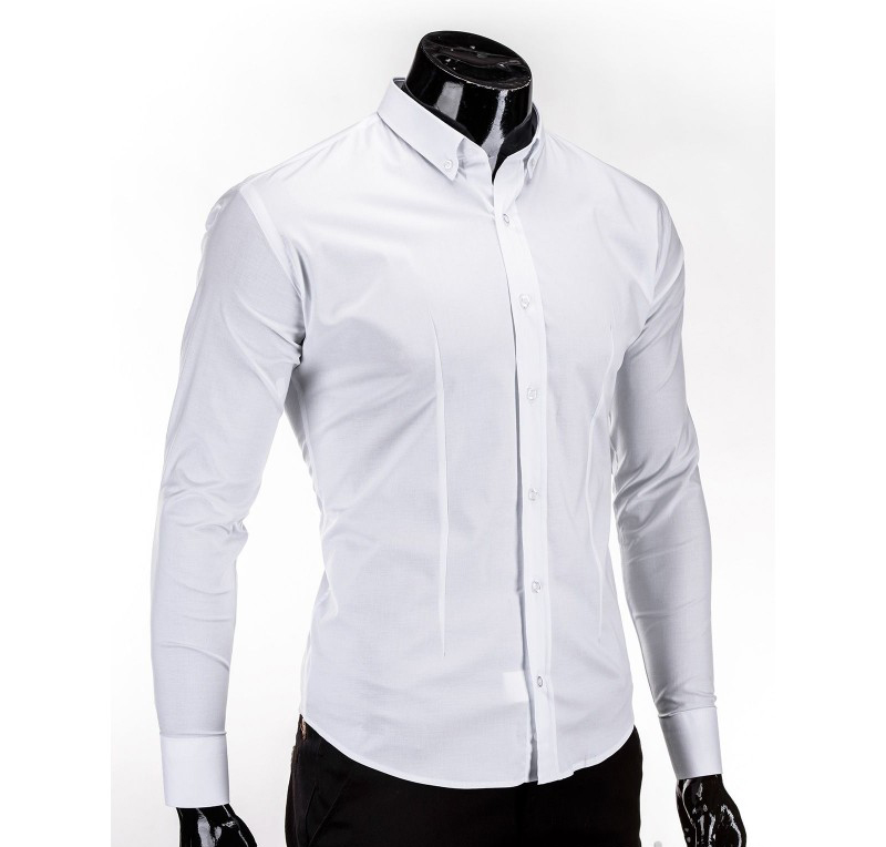 Camasa barbati K219-alb