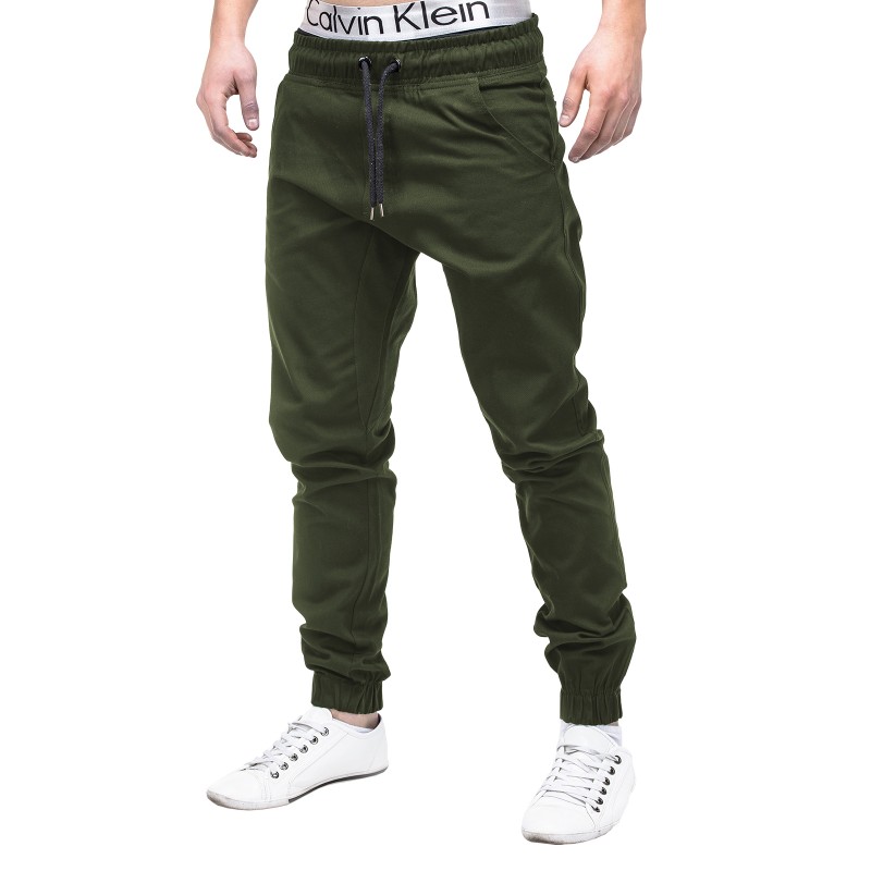 Pantaloni barbati P205-verde