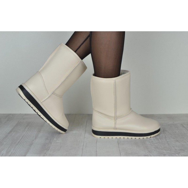 Cizme dama tip UGG 8821-bej