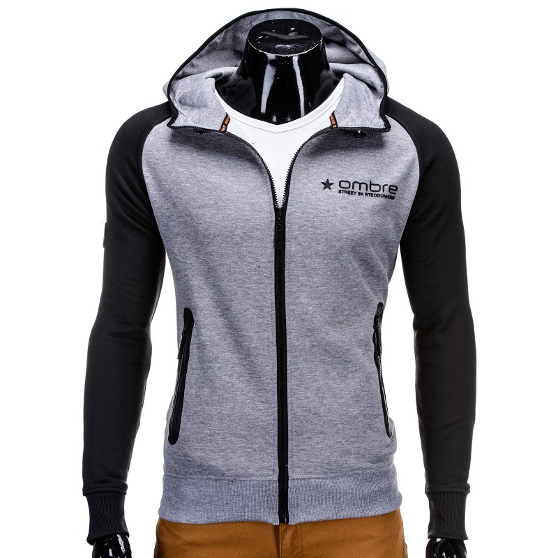 Hanorac barbati B558-gri