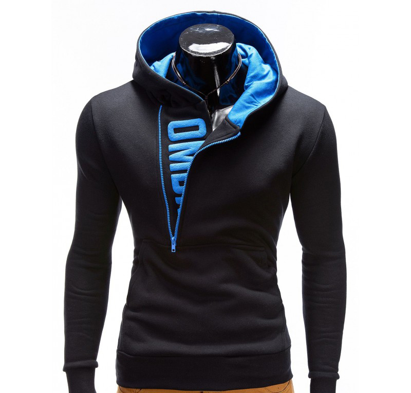 Hanorac barbati Denis-albastru