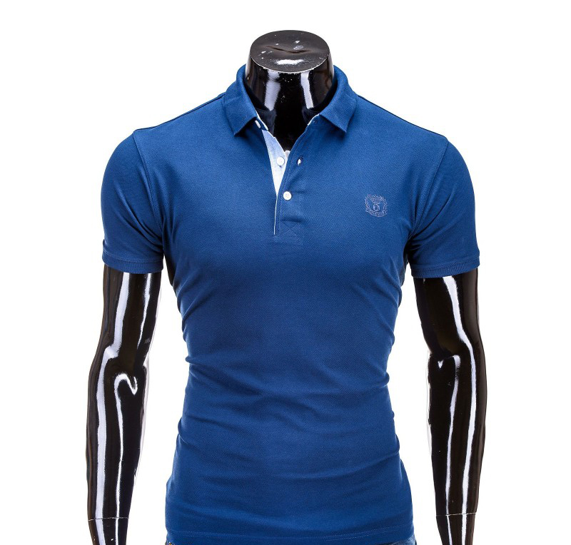 Tricou barbati polo S594 bleumarin