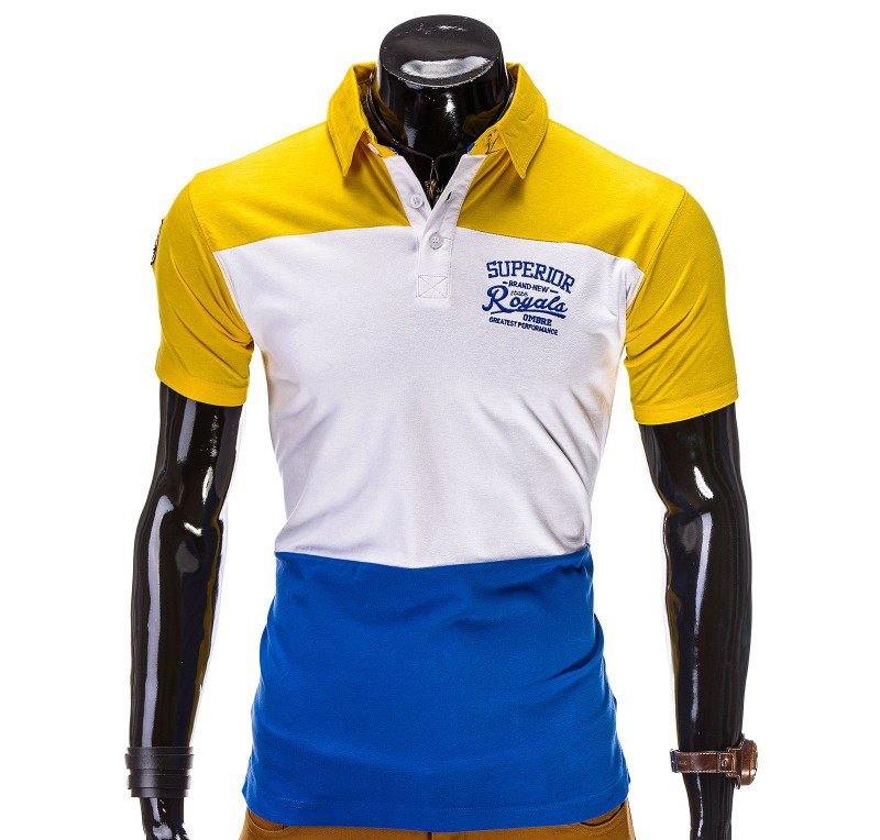 Tricou barbati polo s513-galben