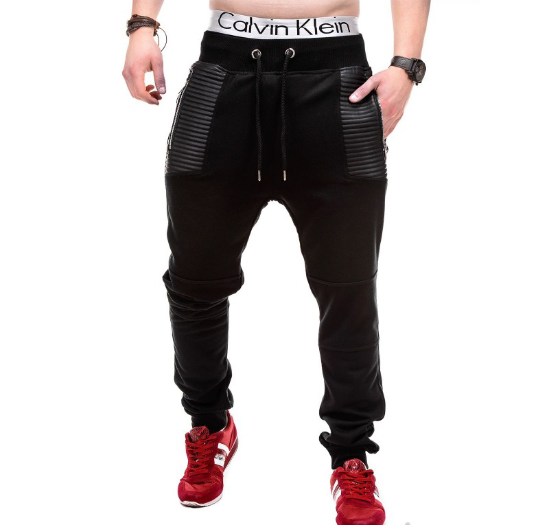 Pantaloni trening barbat P231-negru