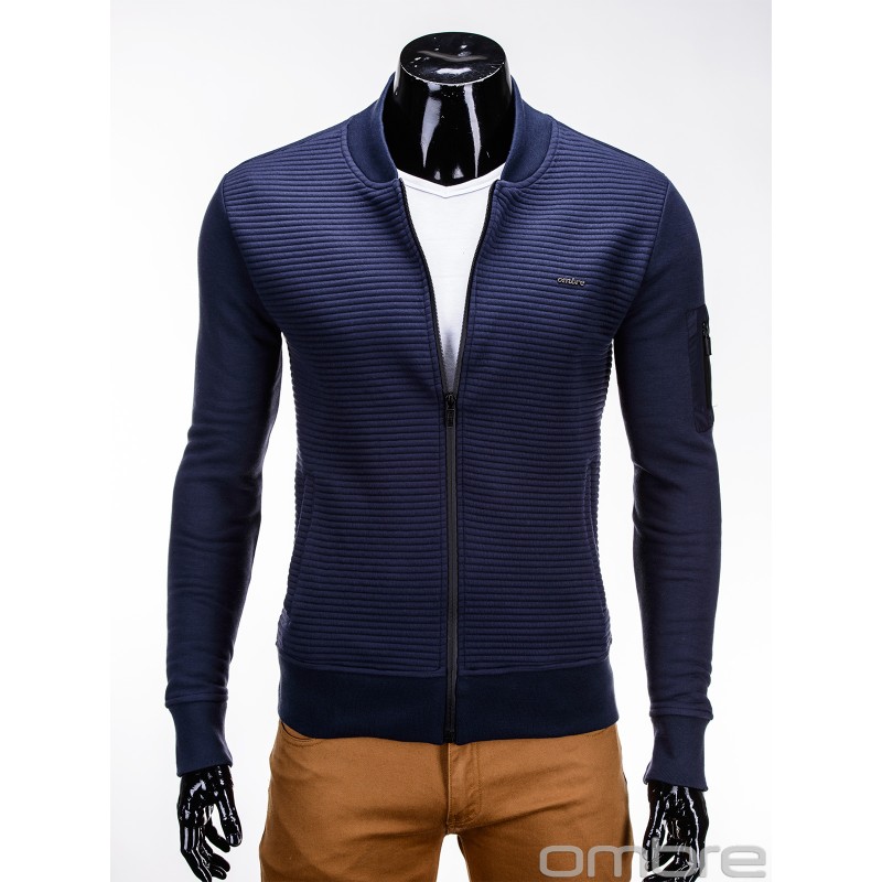 Bluza barbati B551-bleumarin