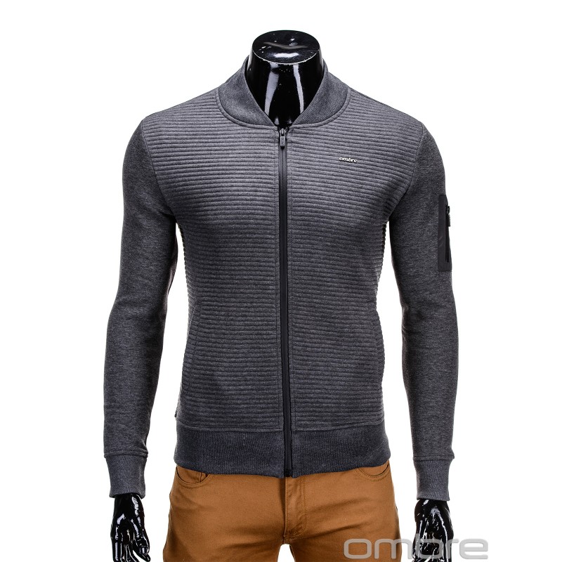 Bluza barbati B551-gri inchis