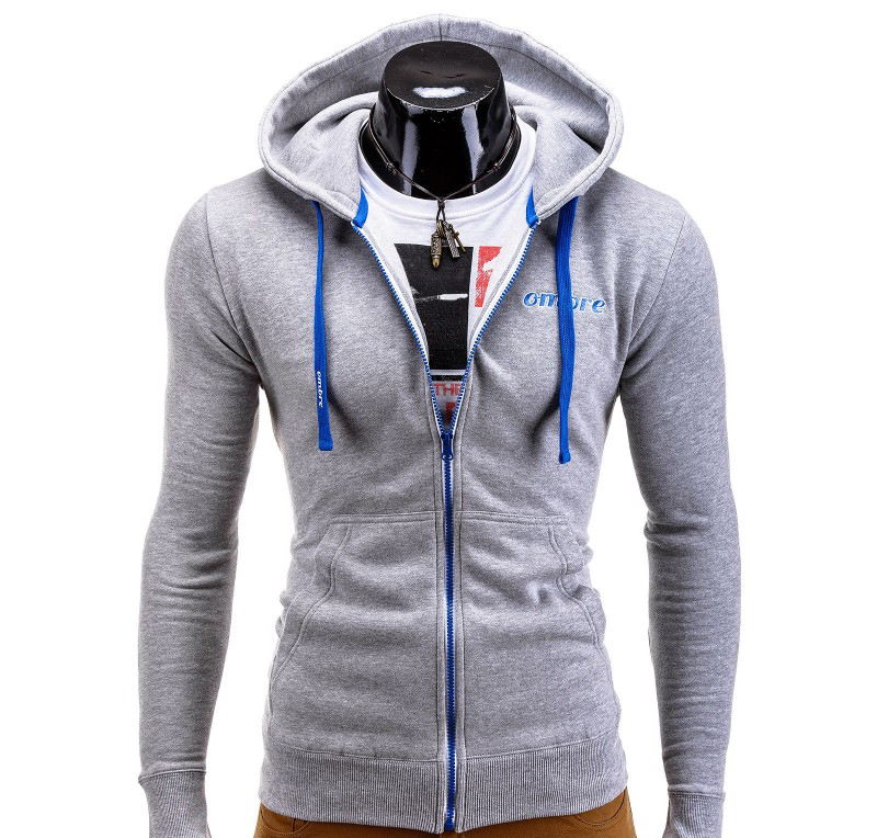 Hanorac barbati B472-Gri-deschis