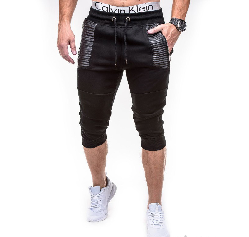 Pantaloni scurti barbati P286-negru