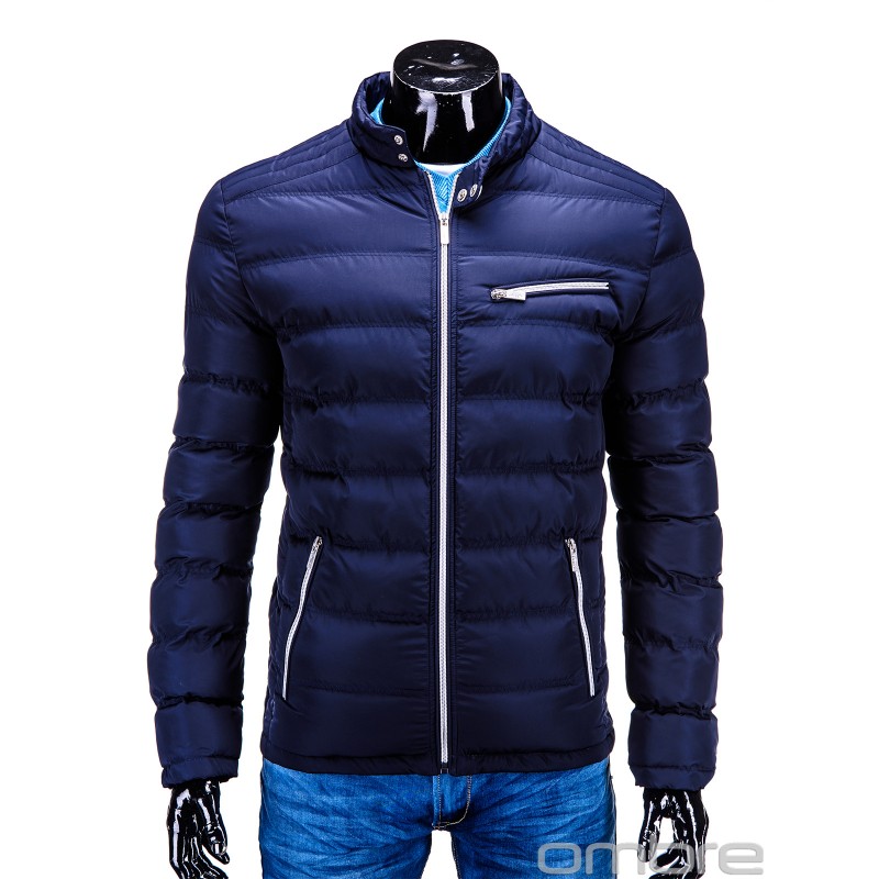 Geaca barbati iarna c209-bleumarin