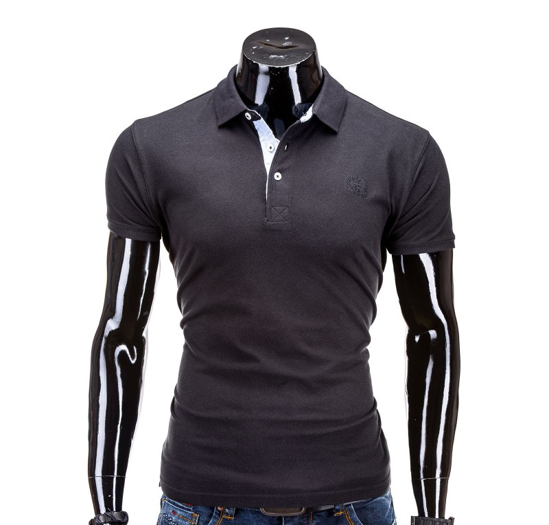 Tricou barbati polo S594-negru