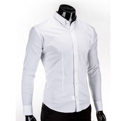 Camasa barbati K219-alb