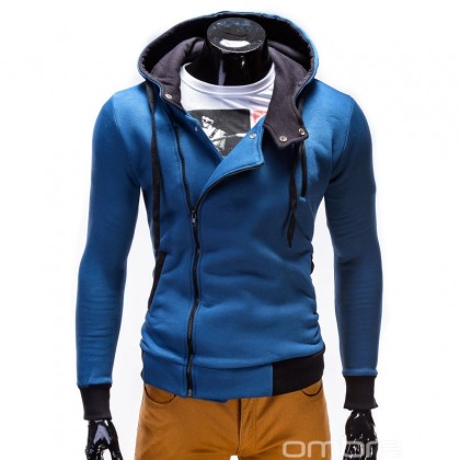 Hanorac barbati B297-albastru