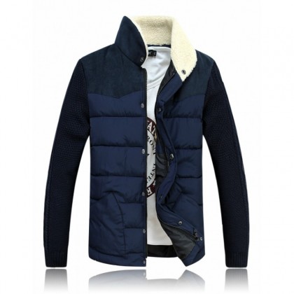 Geaca barbati de iarna Iarna13-bleumarin