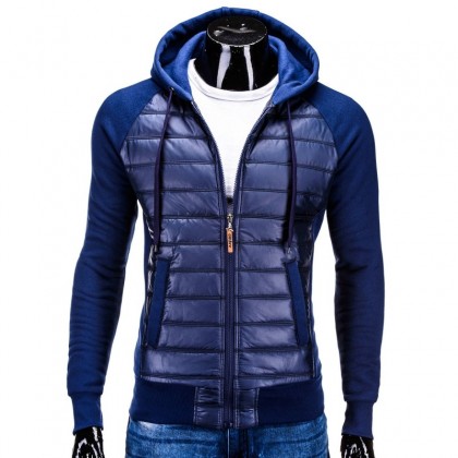 Jacheta barbati B578-albastru