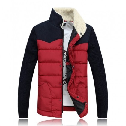 Geaca barbati de iarna Iarna13-rosu