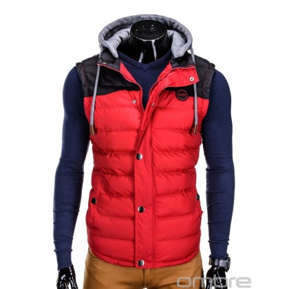 Vesta barbati V26-rosu