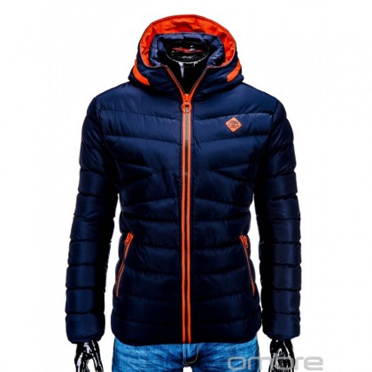 Geaca barbati iarna c208-bleumarin