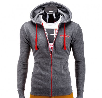 Hanorac barbati B472-Gri-inchis