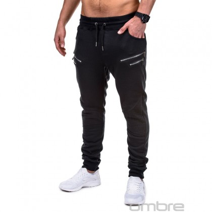 Pantaloni barbati p422-negru