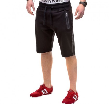 Pantaloni scurti barbati P211-negru