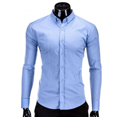 Camasa barbati K219-bleu