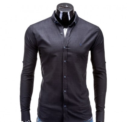 Camasa barbati - neagra k252-negru