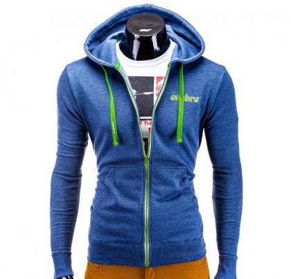 Hanorac barbati B472-Albastru