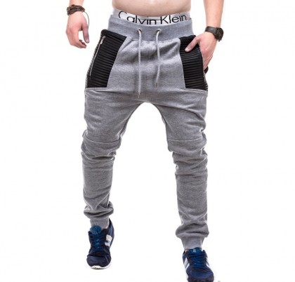 Pantaloni trening barbat P231-gri