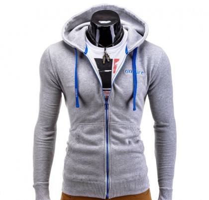 Hanorac barbati B472-Gri-deschis