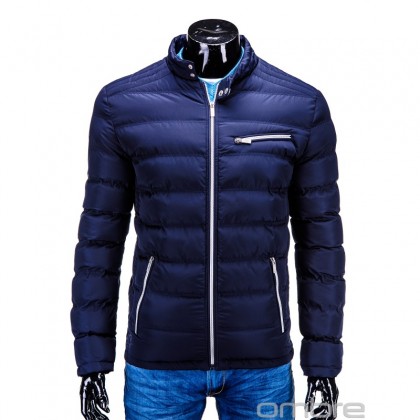 Geaca barbati iarna c209-bleumarin